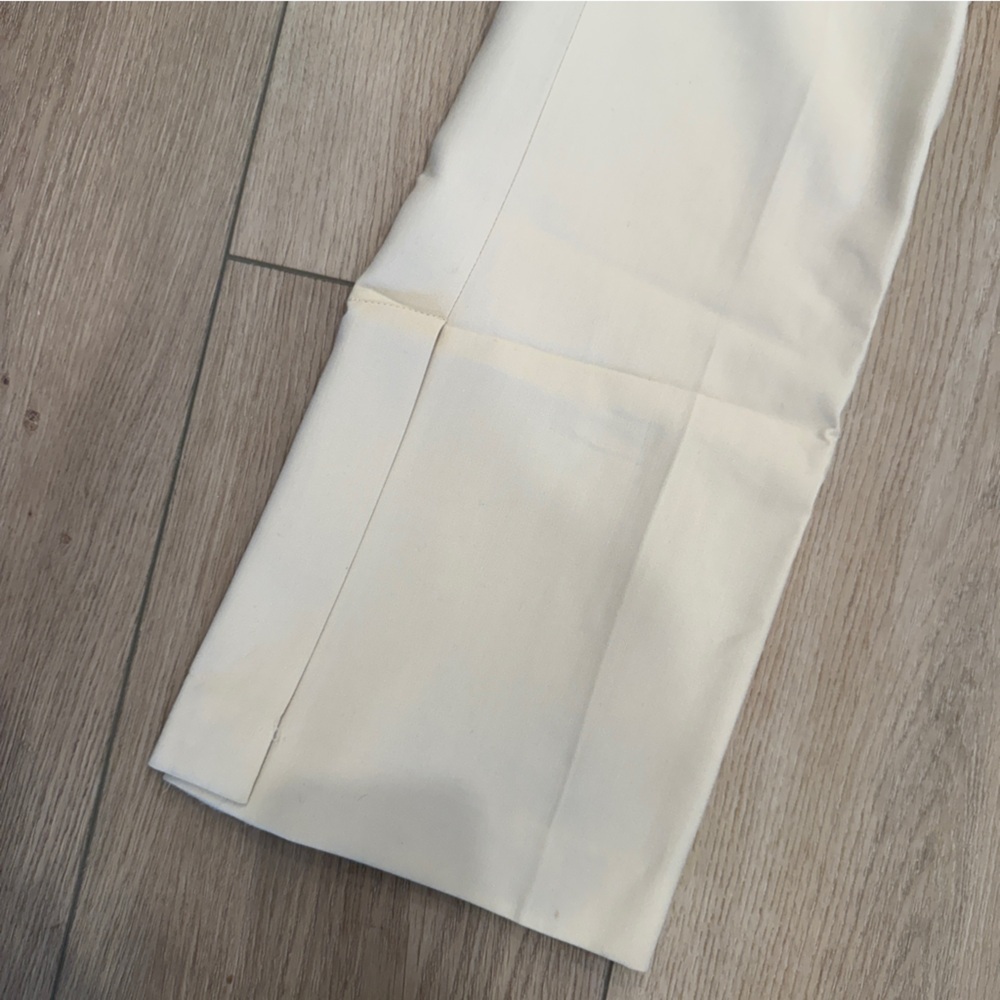 Zara Cream Flare Leg Trousers - Picture 3 of 4